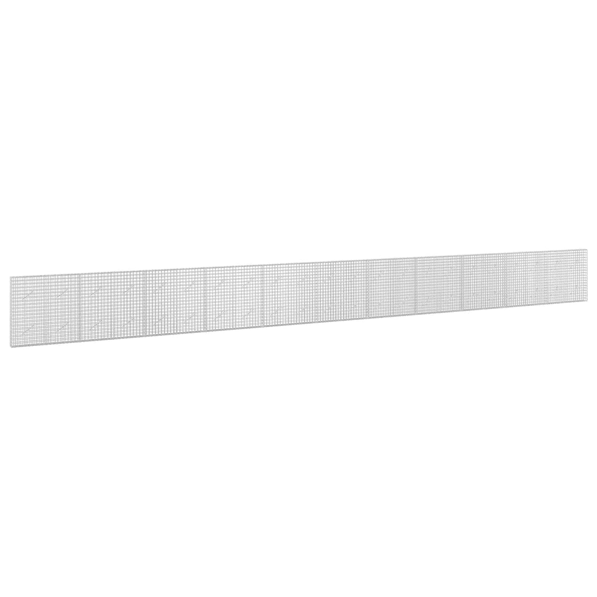 Γκαμπιόν με σύρμα 5 mm και πλέγμα 5x5 cm 1100x10x100 εκ - Pakobazaar