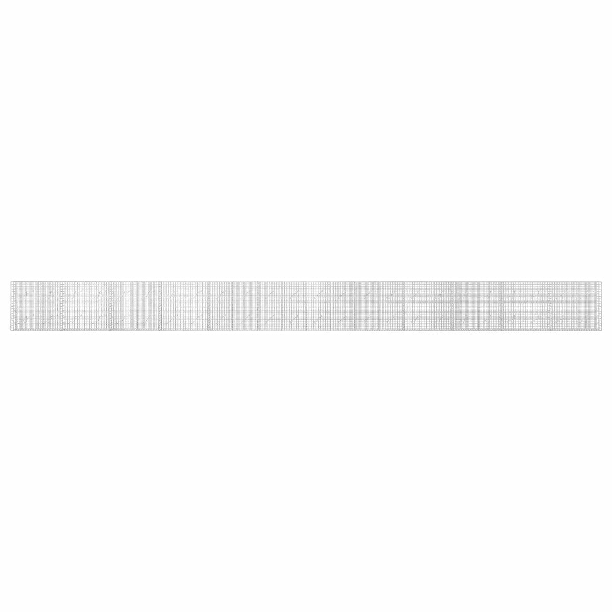 Γκαμπιόν με σύρμα 5 mm και πλέγμα 5x5 cm 1200x10x100 εκ.