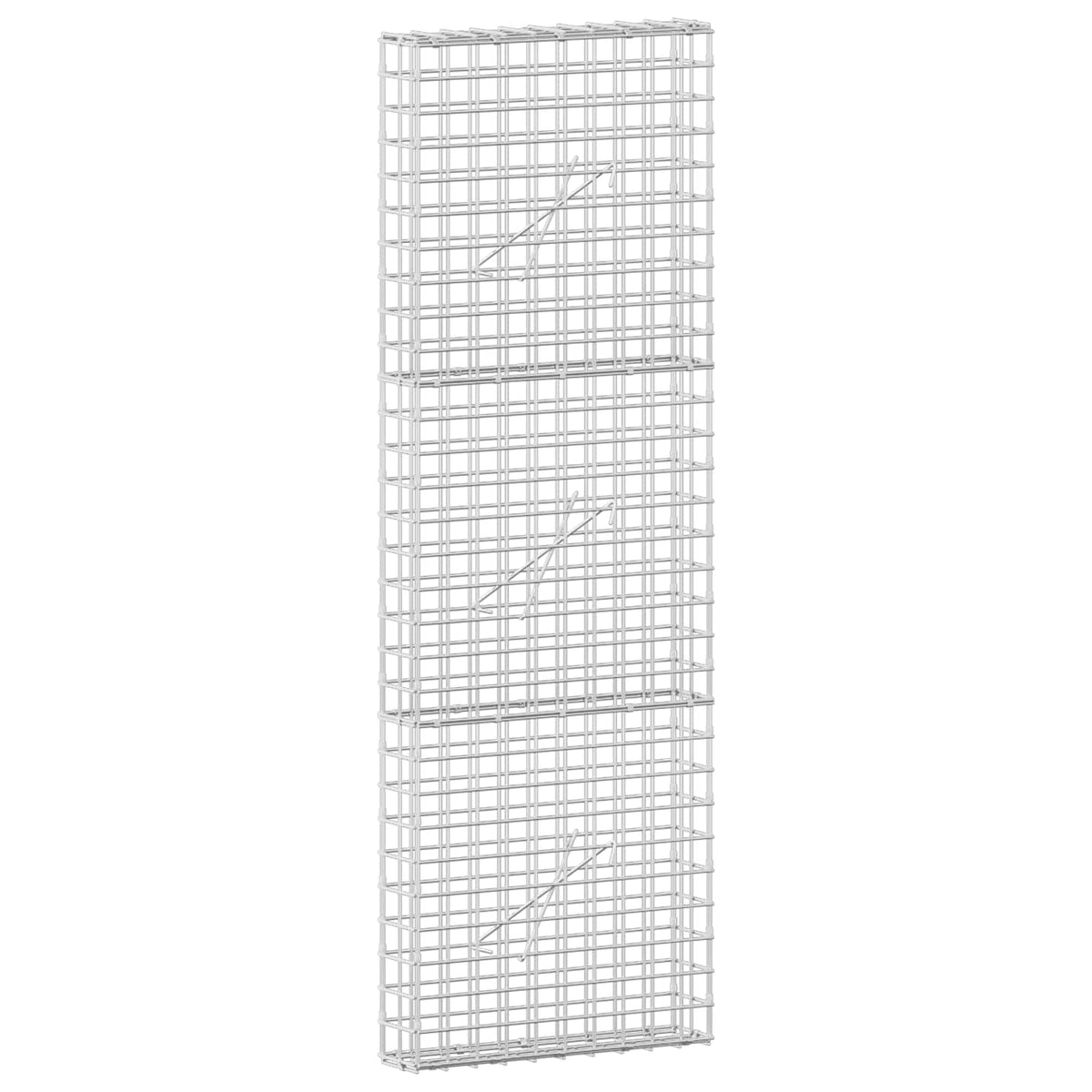 Γκαμπιόν με σύρμα 5 mm και πλέγμα 5x5 cm 50x10x150 εκ. - Pakobazaar
