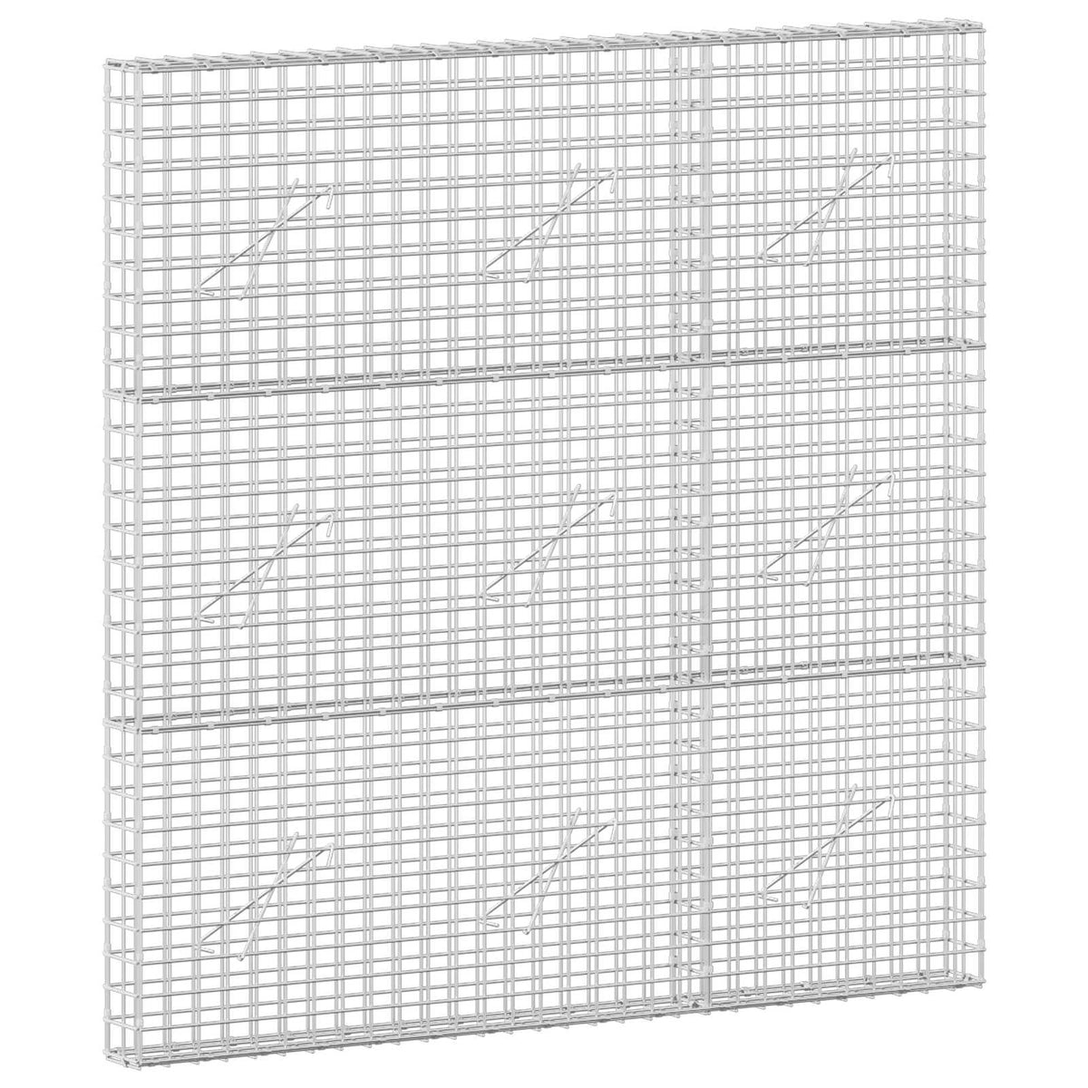 Γκαμπιόν με σύρμα 5 mm και πλέγμα 5x5 cm 150x10x150 εκ - Pakobazaar