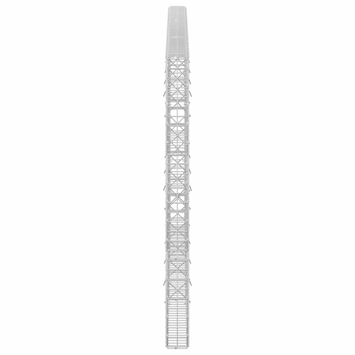 Γκαμπιόν με σύρμα 5 mm και πλέγμα 5x5 cm 300x10x150 εκ