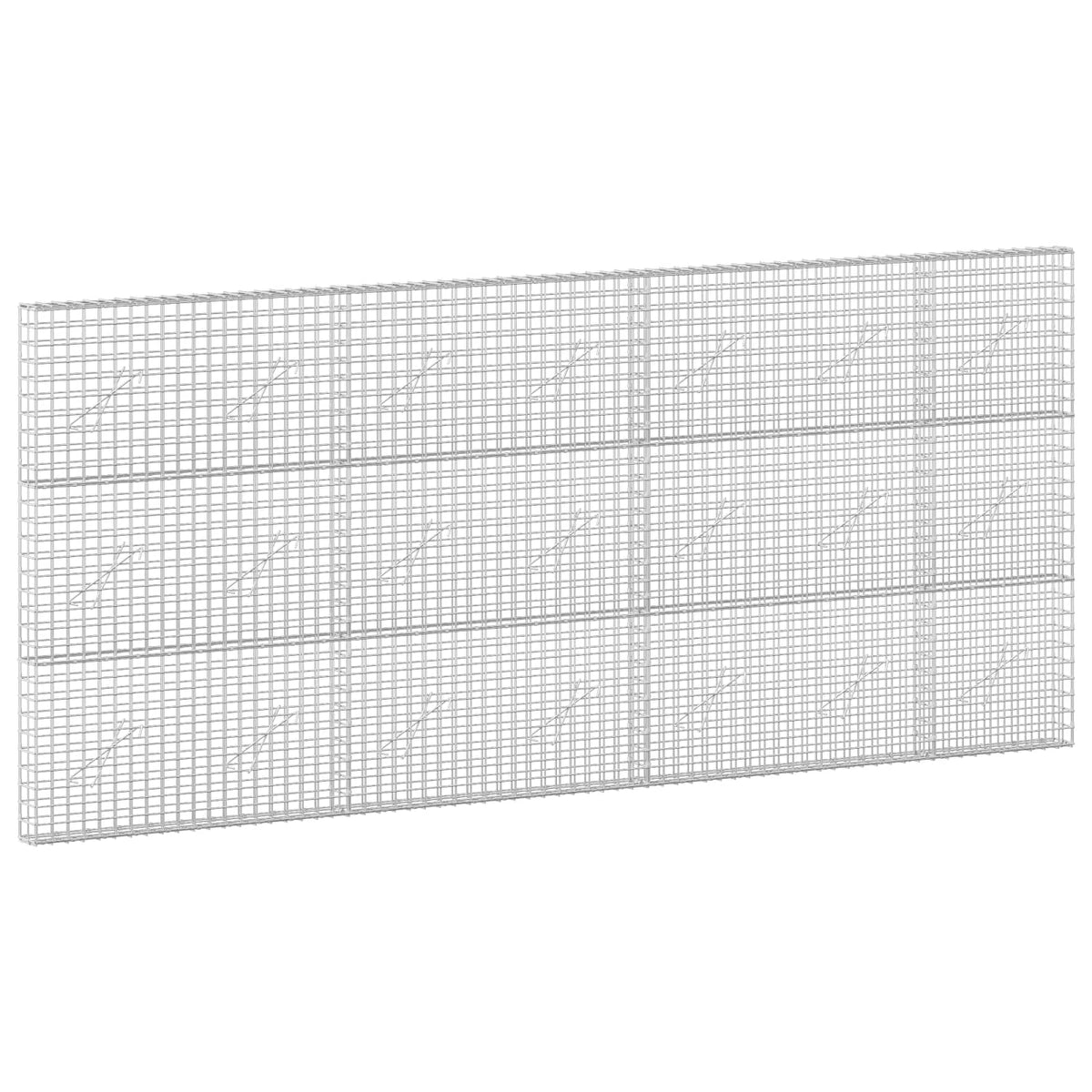 Γκαμπιόν με σύρμα 5 mm και πλέγμα 5x5 cm 350x10x150 εκ - Pakobazaar
