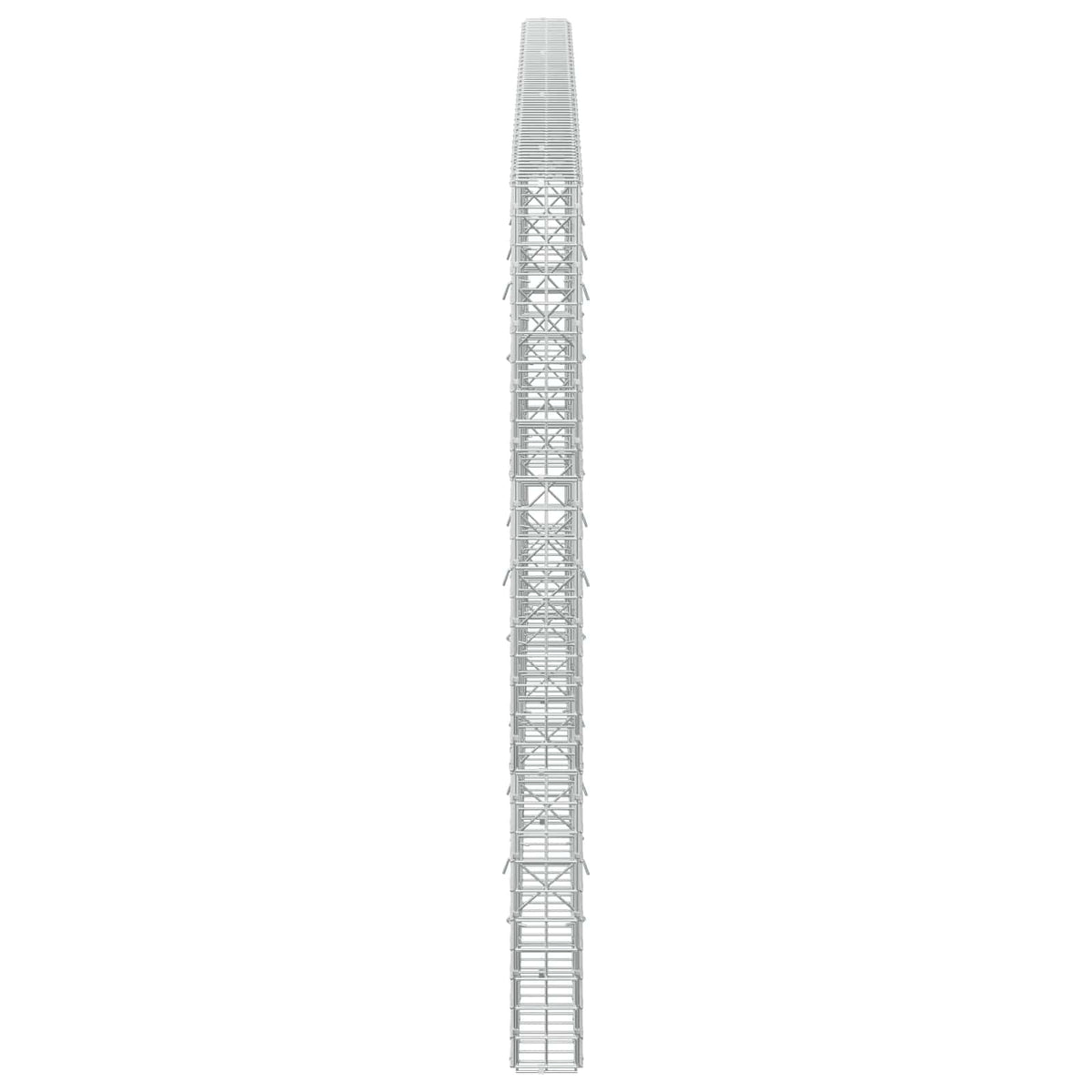 Γκαμπιόν με σύρμα 5 mm και πλέγμα 5x5 cm 350x10x150 εκ - Pakobazaar