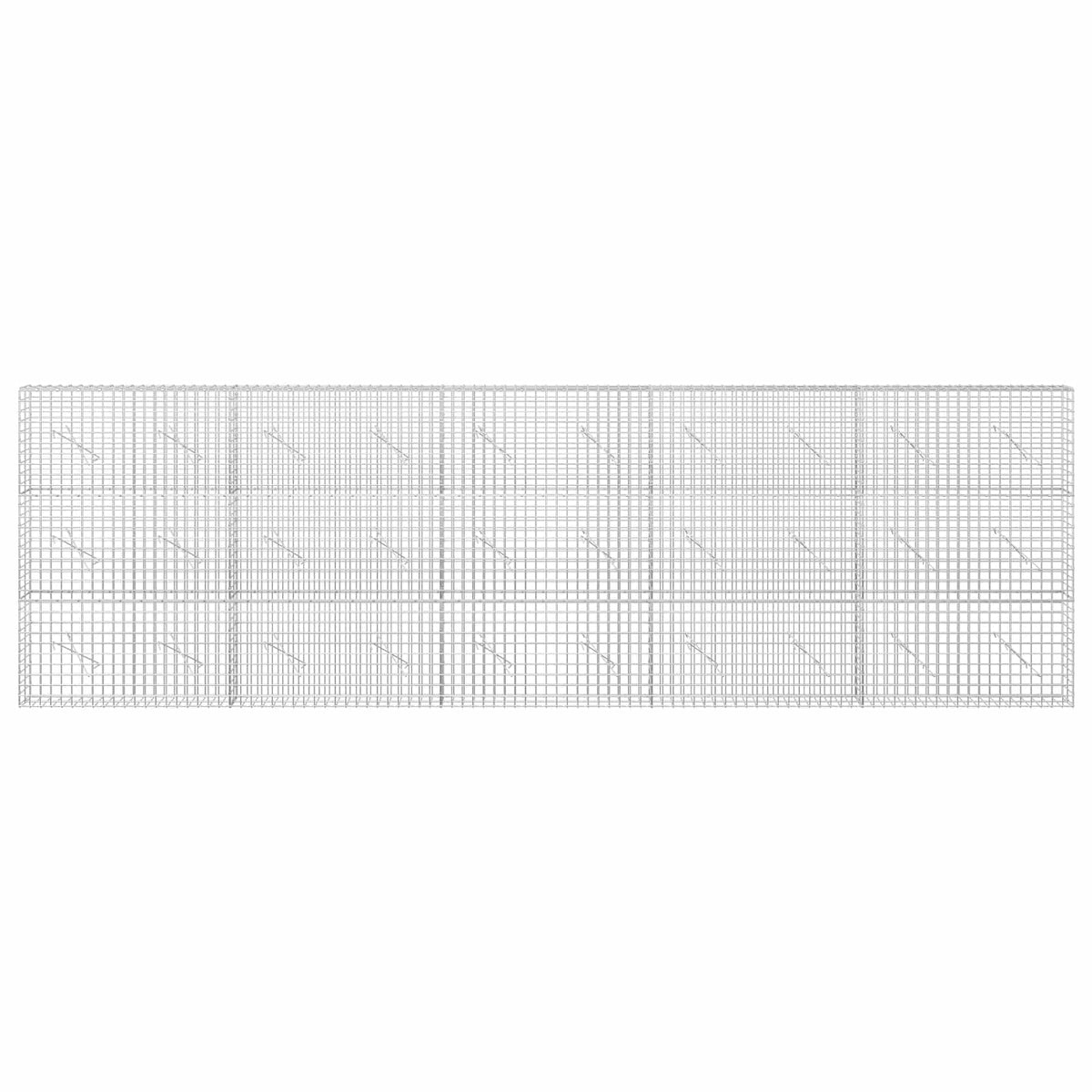 Γκαμπιόν με σύρμα 5 mm και πλέγμα 5x5 cm 500x10x150 εκ