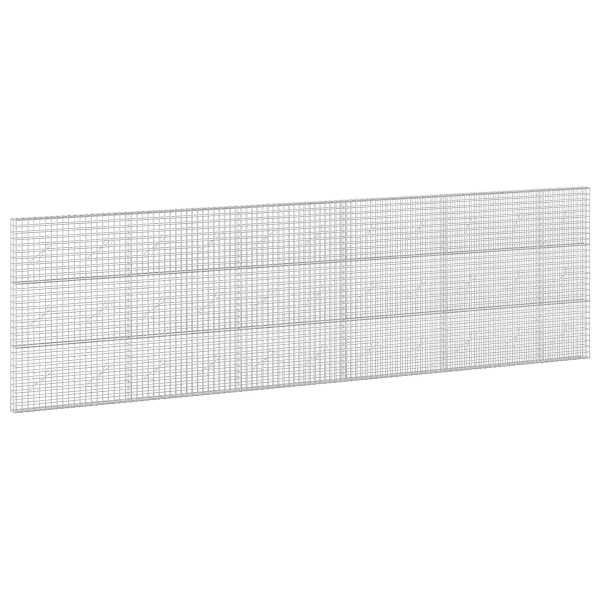 Γκαμπιόν με σύρμα 5 mm και πλέγμα 5x5 cm 550x10x150 εκ - Pakobazaar