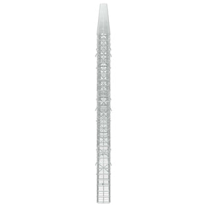 Γκαμπιόν με σύρμα 5 mm και πλέγμα 5x5 cm 550x10x150 εκ - Pakobazaar