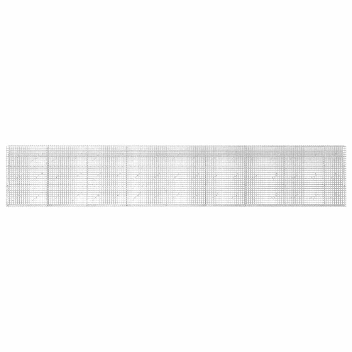 Γκαμπιόν με σύρμα 5 mm και πλέγμα 5x5 cm 850x10x150 εκ - Pakobazaar