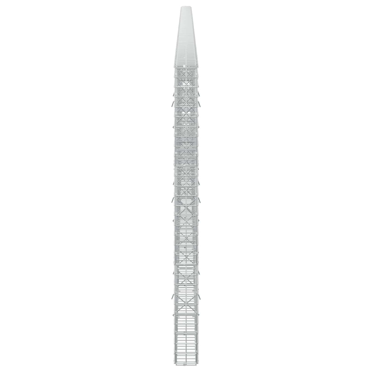 Γκαμπιόν με σύρμα 5 mm και πλέγμα 5x5 cm 850x10x150 εκ - Pakobazaar