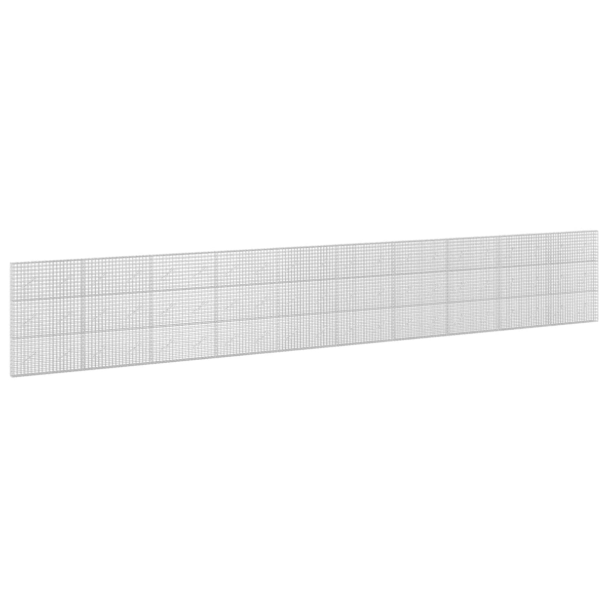 Γκαμπιόν με σύρμα 5 mm και πλέγμα 5x5 cm 1000x10x150 εκ - Pakobazaar
