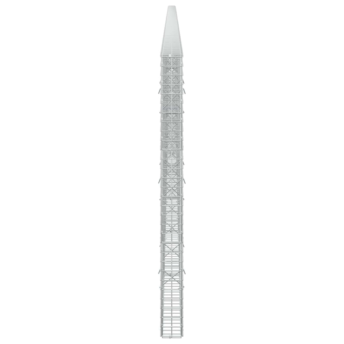 Γκαμπιόν με σύρμα 5 mm και πλέγμα 5x5 cm 1000x10x150 εκ - Pakobazaar