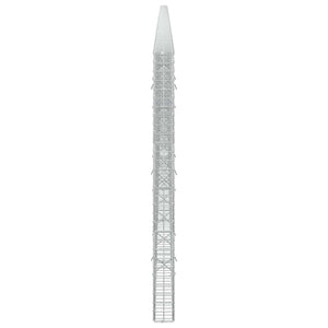 Γκαμπιόν με σύρμα 5 mm και πλέγμα 5x5 cm 1000x10x150 εκ - Pakobazaar