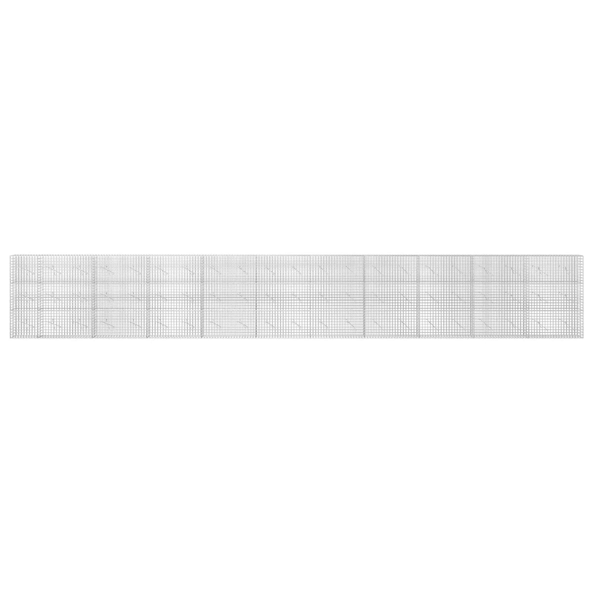Γκαμπιόν με σύρμα 5 mm και πλέγμα 5x5 cm 1050x10x150 εκ