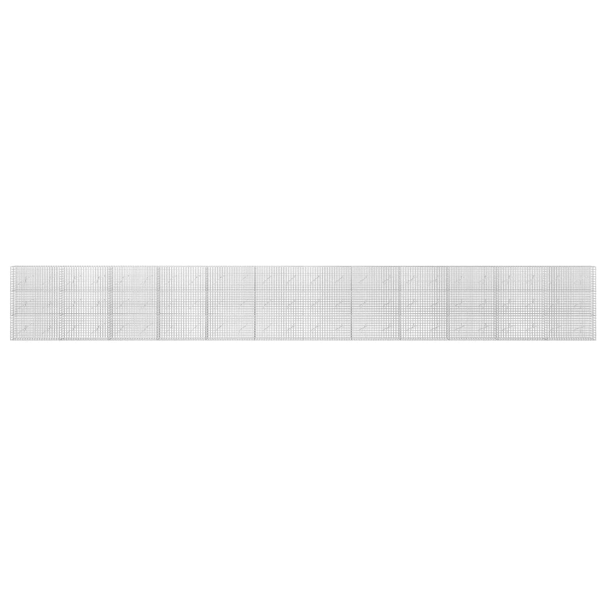 Γκαμπιόν με σύρμα 5 mm και πλέγμα 5x5 cm 1200x10x150 εκ.