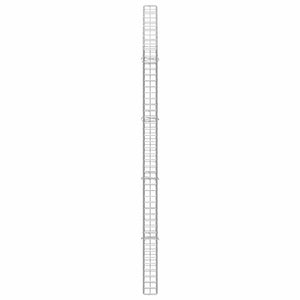 Γκαμπιόν με σύρμα 5 mm και πλέγμα 5x5 cm 50x10x200 εκ