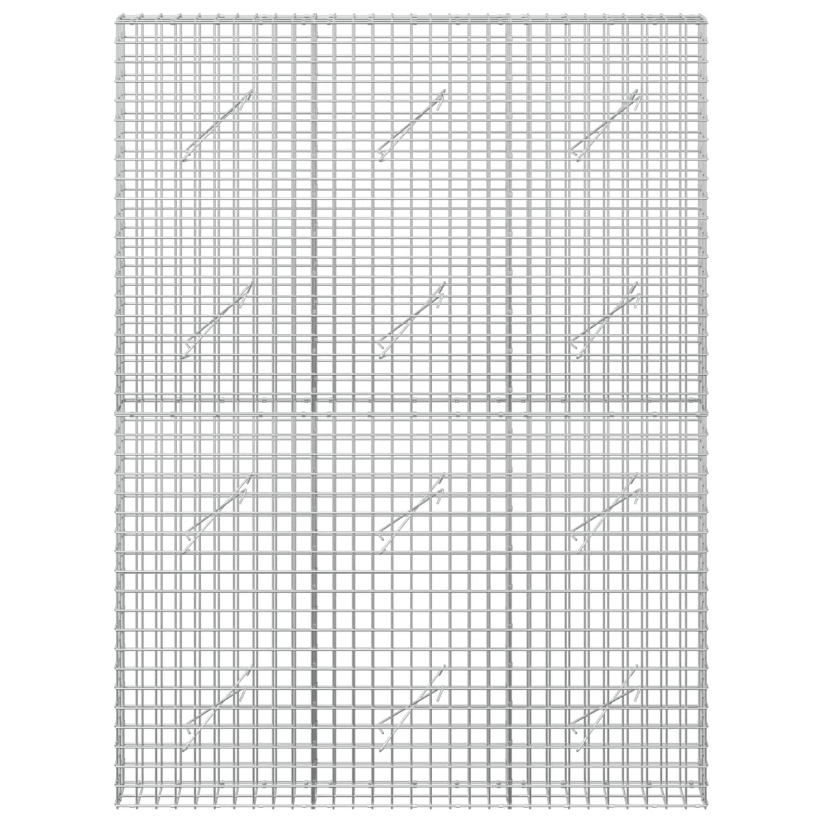 Γκαμπιόν με σύρμα 5 mm και πλέγμα 5x5 cm 150x10x200 εκ