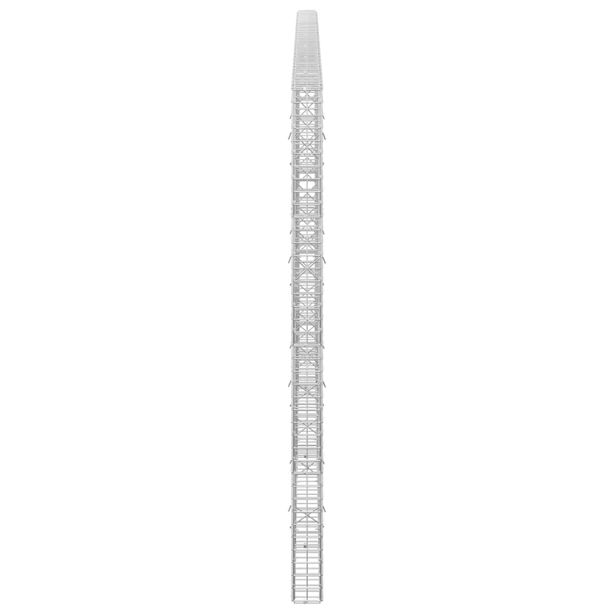 Γκαμπιόν με σύρμα 5 mm και πλέγμα 5x5 cm 350x10x200 εκ. - Pakobazaar