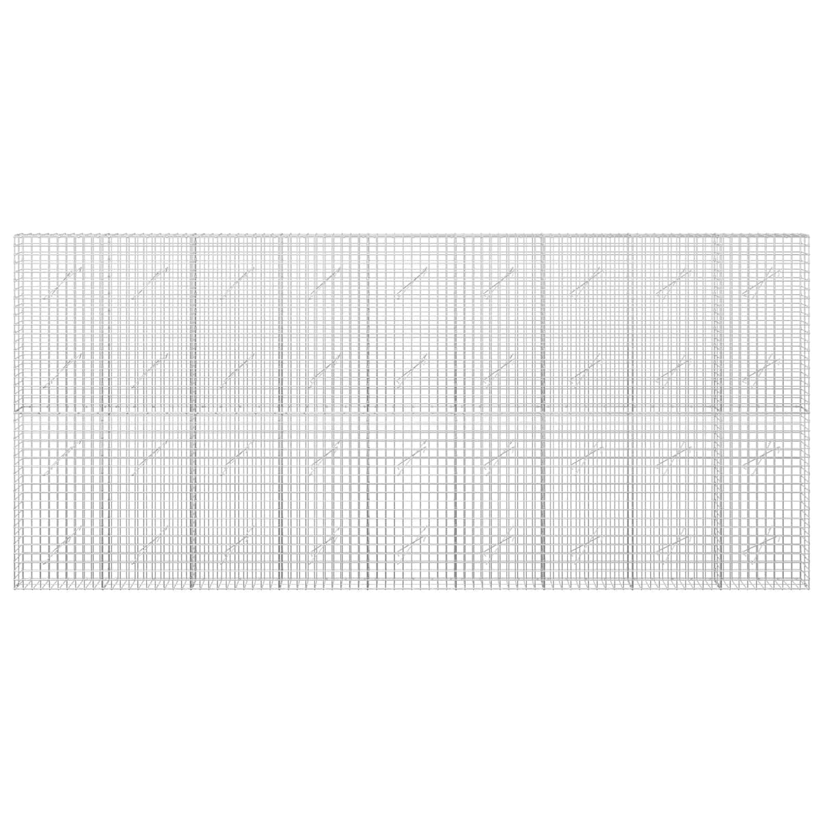 Γκαμπιόν με σύρμα 5 mm και πλέγμα 5x5 cm 450x10x200 εκ