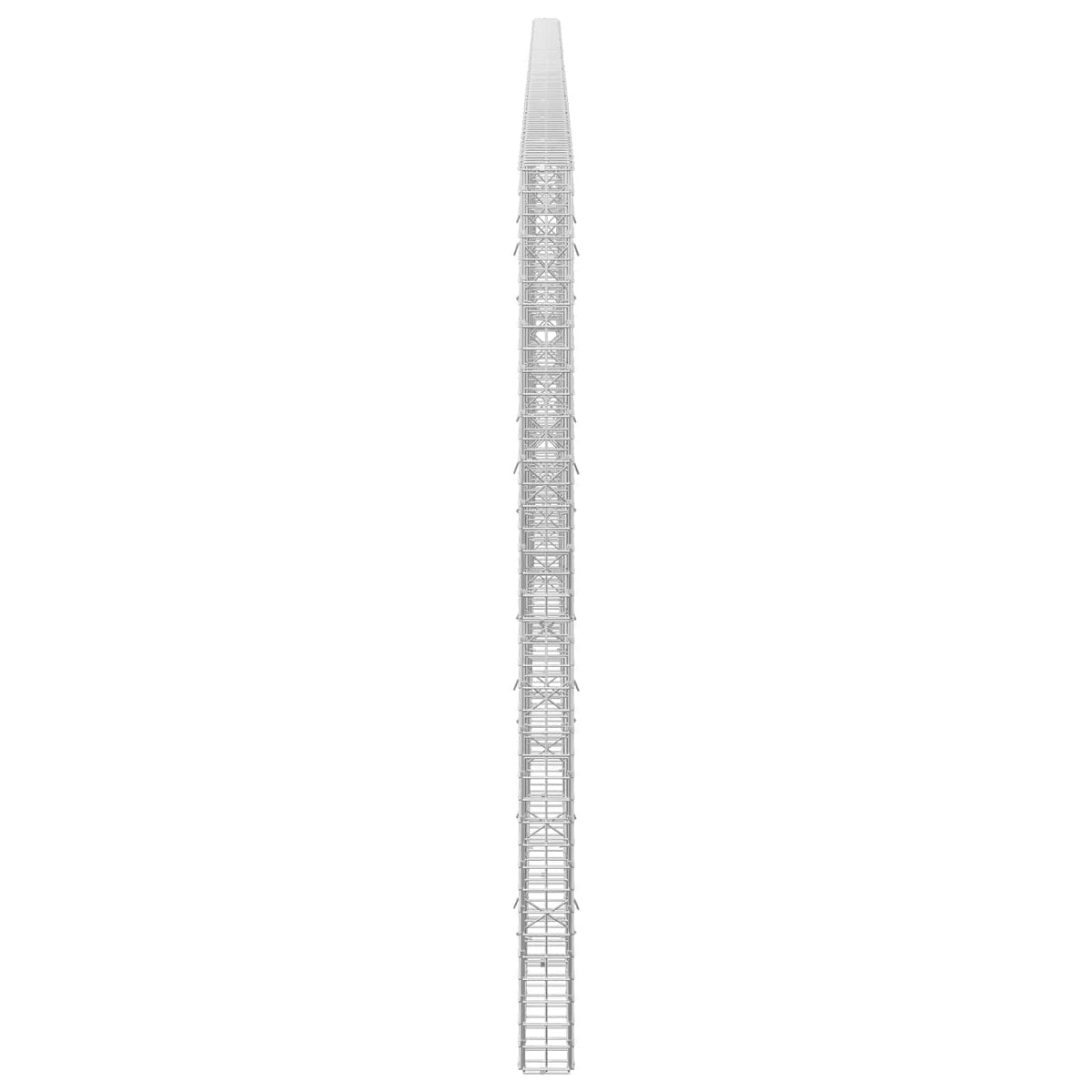 Γκαμπιόν με σύρμα 5 mm και πλέγμα 5x5 cm 550x10x200 εκ - Pakobazaar