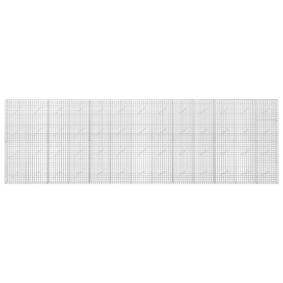 Γκαμπιόν με σύρμα 5 mm και πλέγμα 5x5 cm 650x10x200 εκ - Pakobazaar