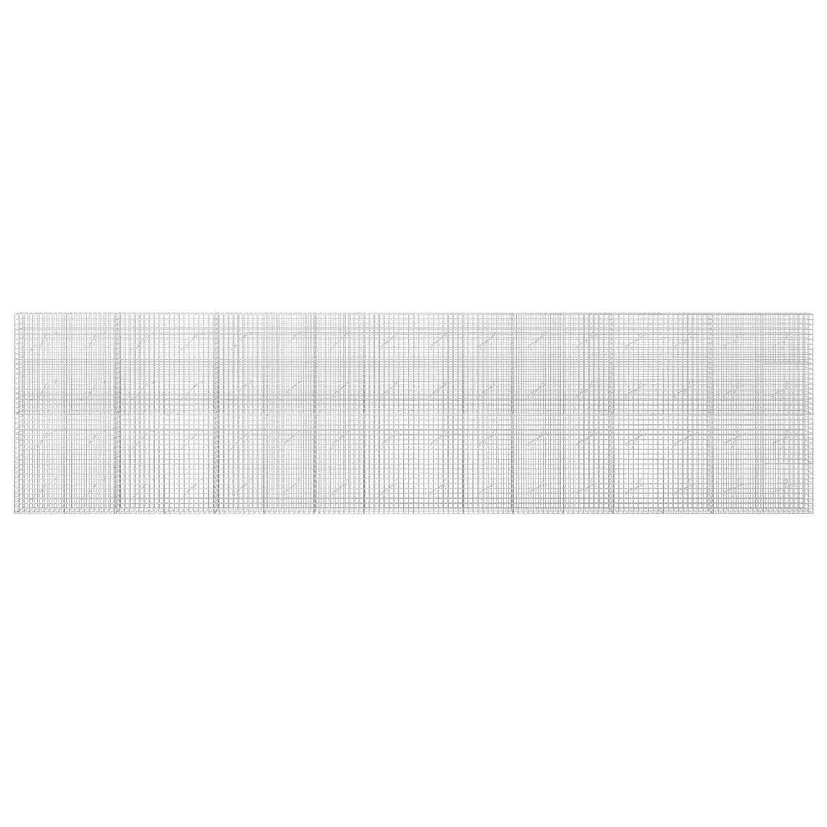 Γκαμπιόν με σύρμα 5 mm και πλέγμα 5x5 cm 800x10x200 εκ - Pakobazaar