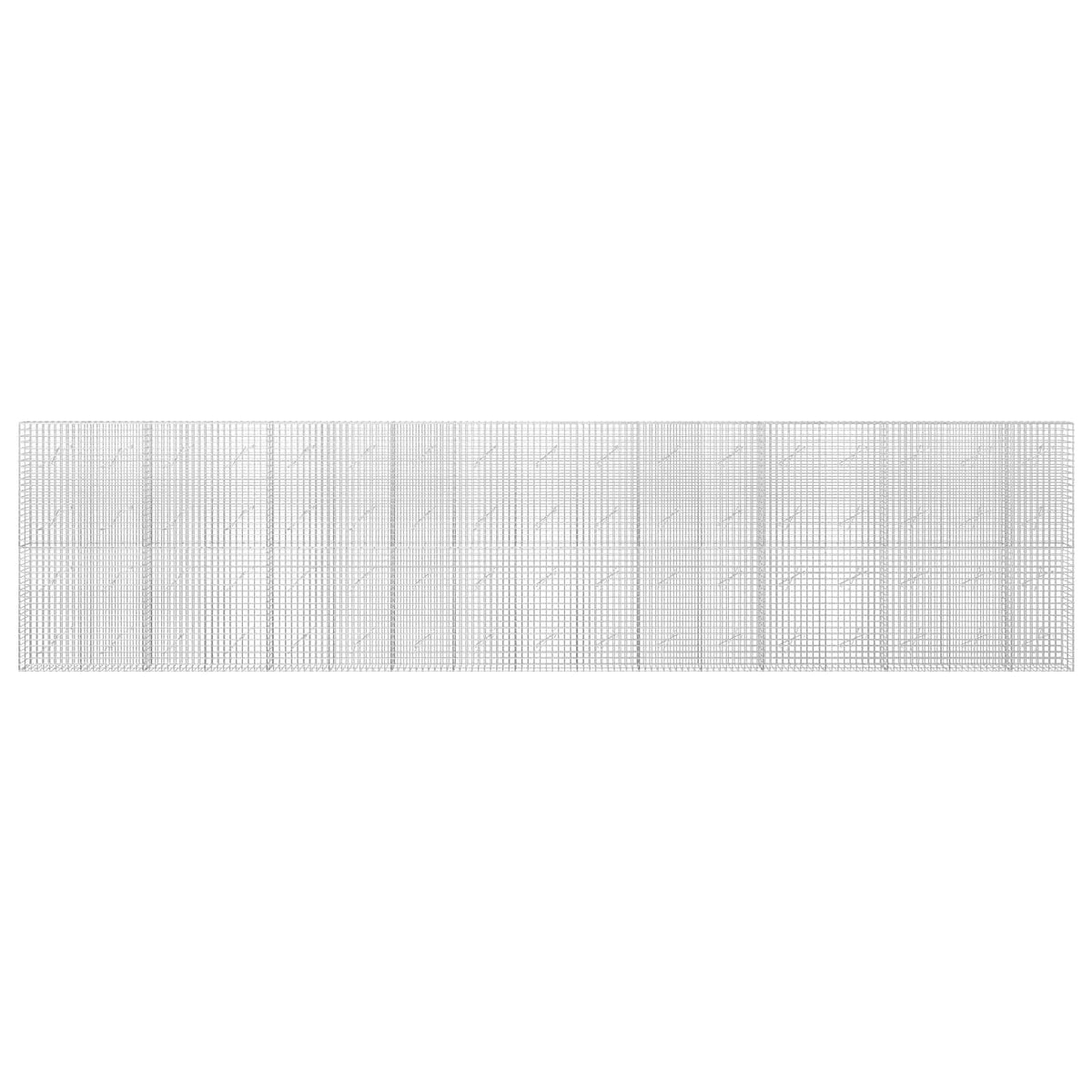 Γκαμπιόν με σύρμα 5 mm και πλέγμα 5x5 cm 850x10x200 εκ - Pakobazaar