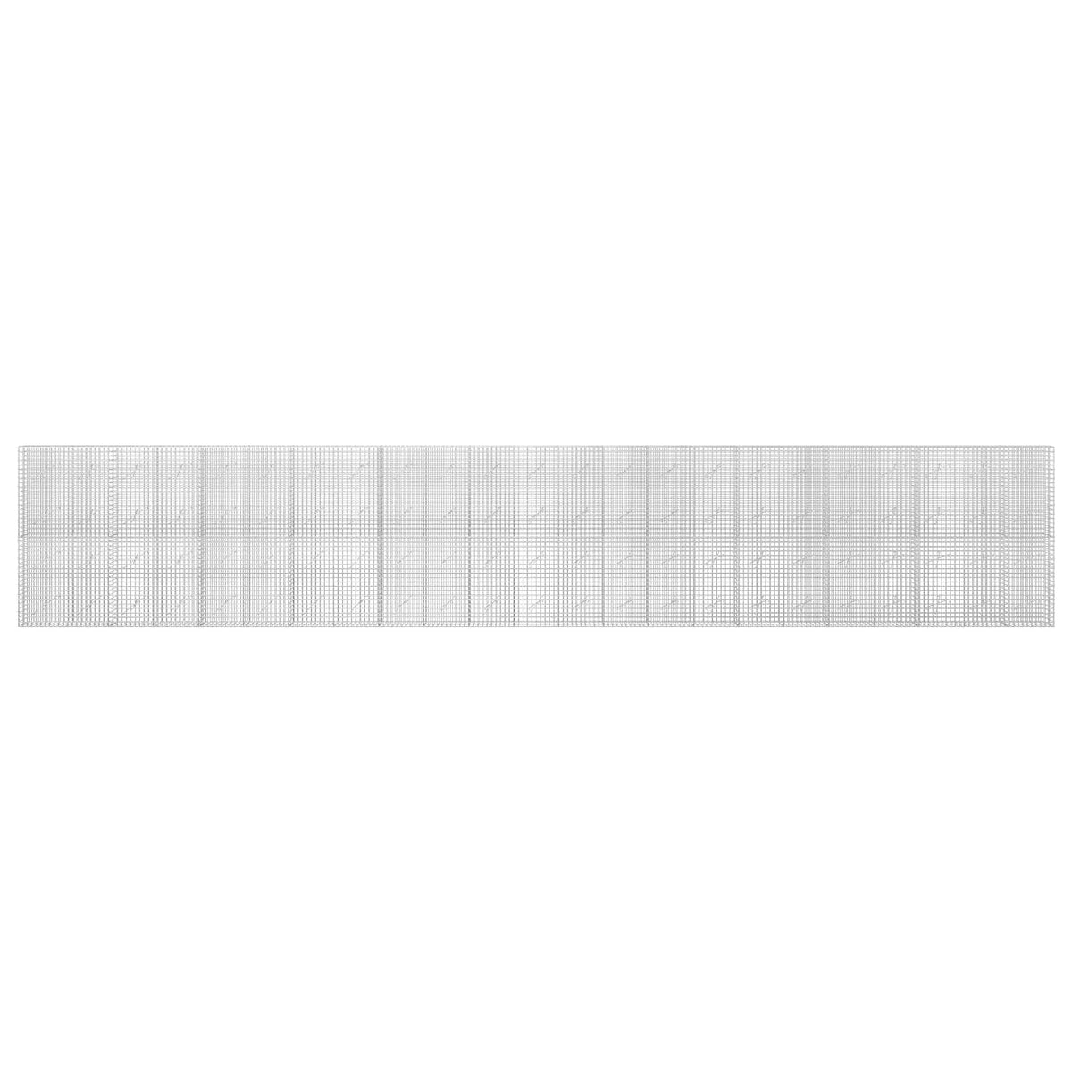 Γκαμπιόν με σύρμα 5 mm και πλέγμα 5x5 cm 1150x10x200 εκ