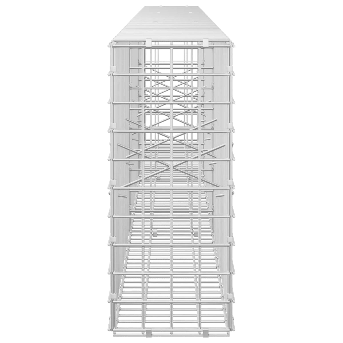 Γκαμπιόν με σύρμα 5 mm και πλέγμα 5x5 cm 300x20x50 εκ - Pakobazaar