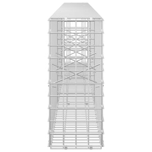 Γκαμπιόν με σύρμα 5 mm και πλέγμα 5x5 cm 300x20x50 εκ - Pakobazaar