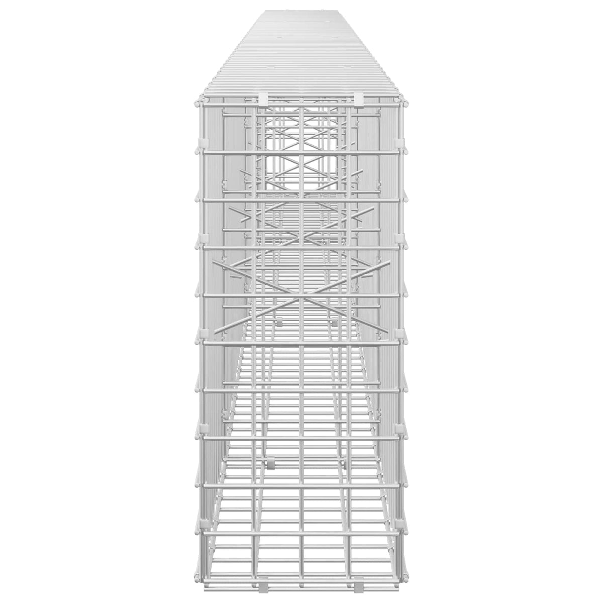 Γκαμπιόν με σύρμα 5 mm και πλέγμα 5x5 cm 350x20x50 εκ - Pakobazaar
