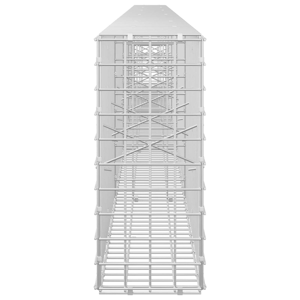 Γκαμπιόν με σύρμα 5 mm και πλέγμα 5x5 cm 500x20x50 εκ - Pakobazaar