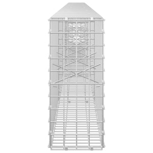 Γκαμπιόν με σύρμα 5 mm και πλέγμα 5x5 cm 500x20x50 εκ - Pakobazaar