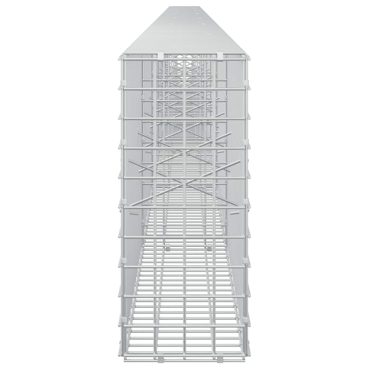 Γκαμπιόν με σύρμα 5 mm και πλέγμα 5x5 cm 700x20x50 εκ
