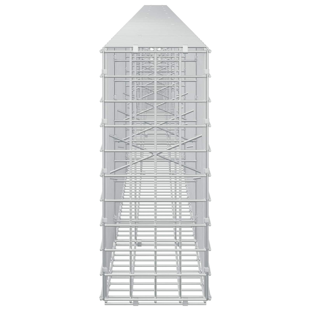 Γκαμπιόν με σύρμα 5 mm και πλέγμα 5x5 cm 750x20x50 εκ - Pakobazaar