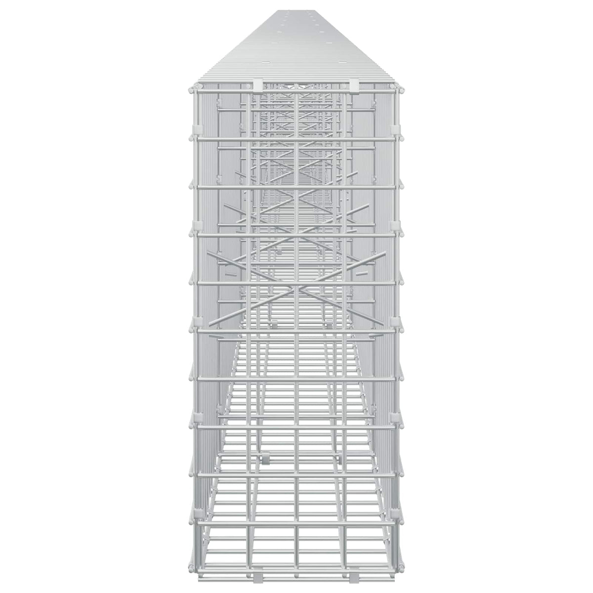 Γκαμπιόν με σύρμα 5 mm και πλέγμα 5x5 cm 850x20x50 εκ - Pakobazaar