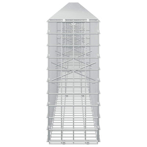 Γκαμπιόν με σύρμα 5 mm και πλέγμα 5x5 cm 900x20x50 εκ - Pakobazaar