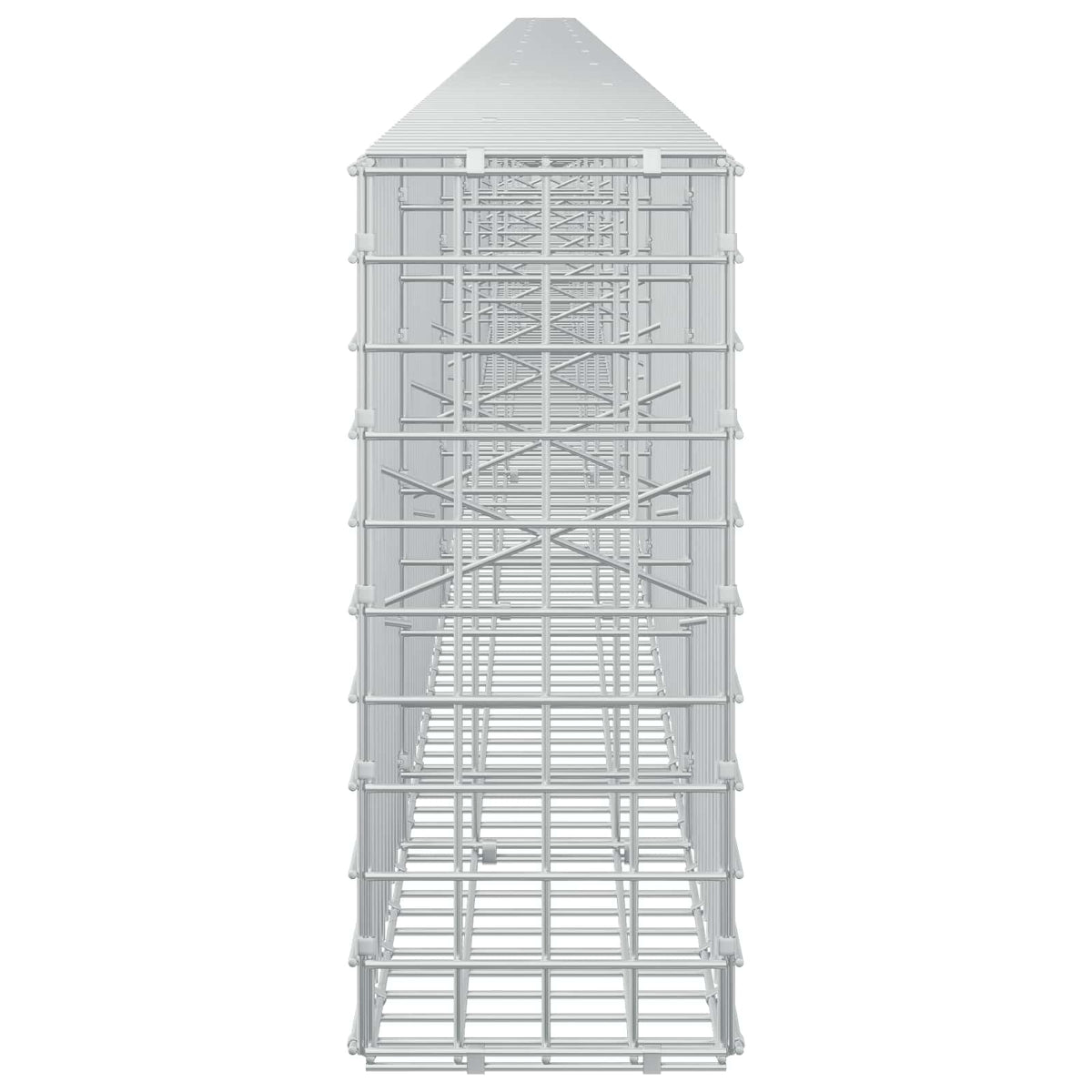 Γκαμπιόν με σύρμα 5 mm και πλέγμα 5x5 cm 1050x20x50 εκ - Pakobazaar