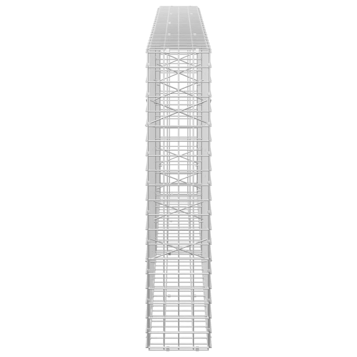 Γκαμπιόν με σύρμα 5 mm και πλέγμα 5x5 cm 200x20x100 εκ
