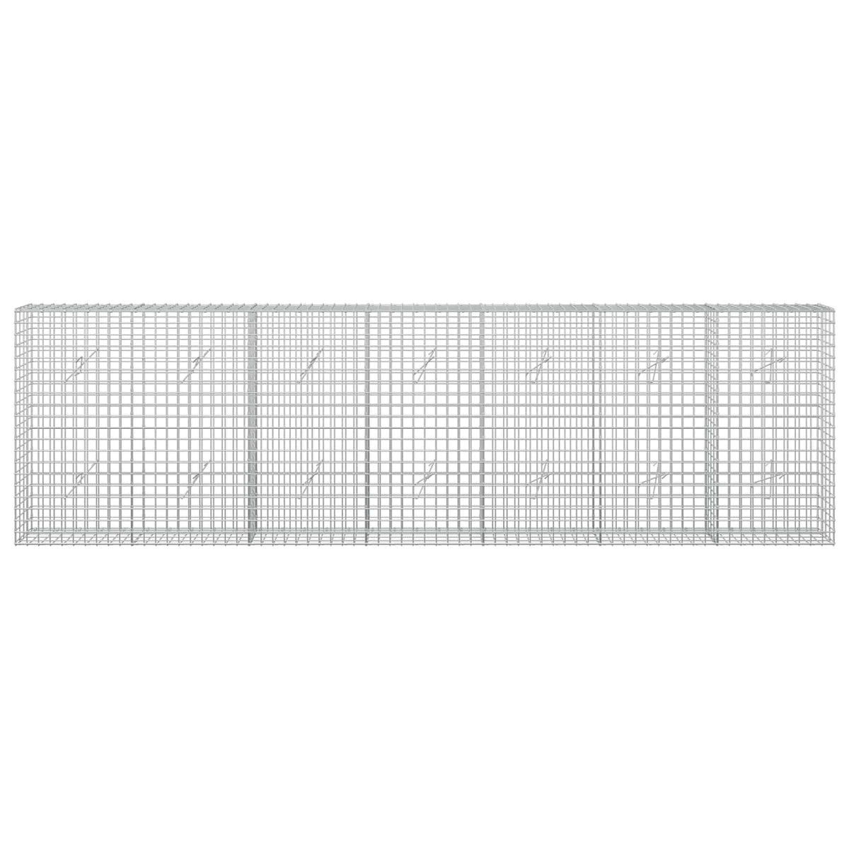 Γκαμπιόν με σύρμα 5 mm και πλέγμα 5x5 cm 350x20x100 εκ