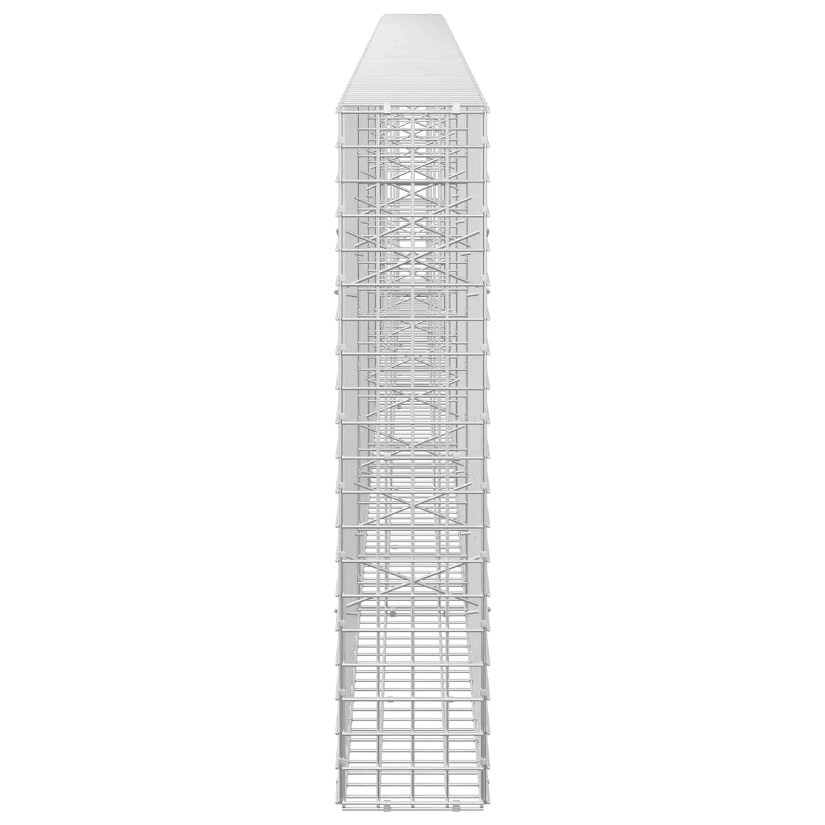 Γκαμπιόν με σύρμα 5 mm και πλέγμα 5x5 cm 500x20x100 εκ - Pakobazaar