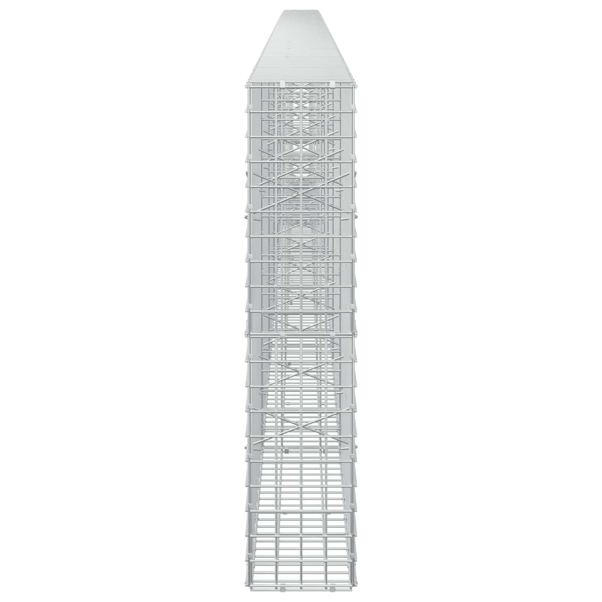 Γκαμπιόν με σύρμα 5 mm και πλέγμα 5x5 cm 700x20x100 εκ