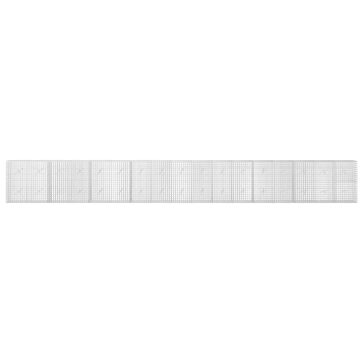 Γκαμπιόν με σύρμα 5 mm και πλέγμα 5x5 cm 850x20x100 εκ