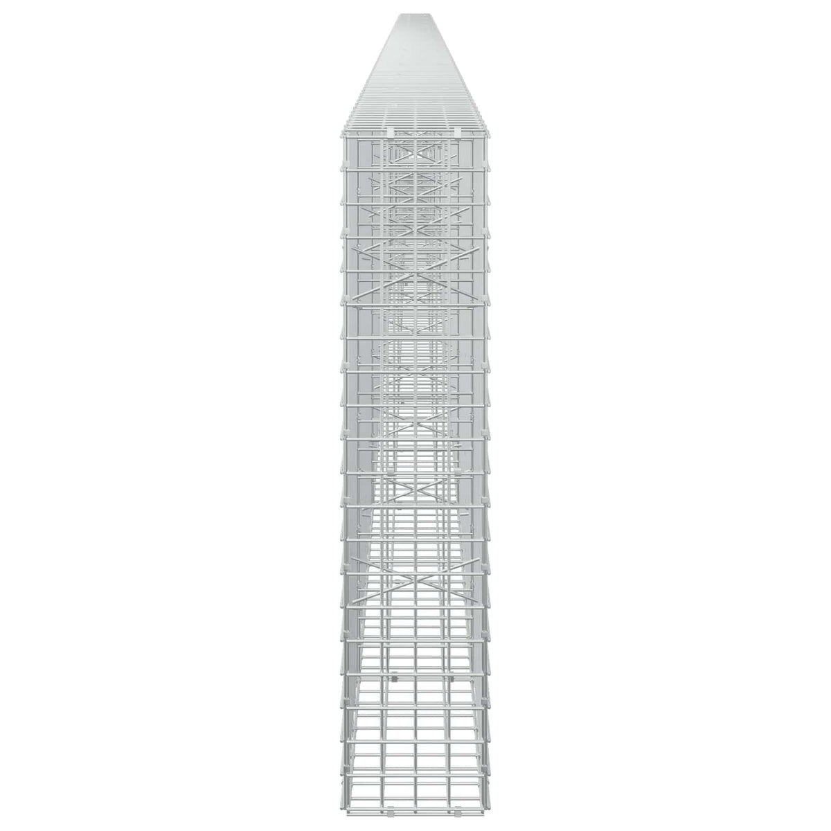 Γκαμπιόν με σύρμα 5 mm και πλέγμα 5x5 cm 950x20x100 εκ. - Pakobazaar