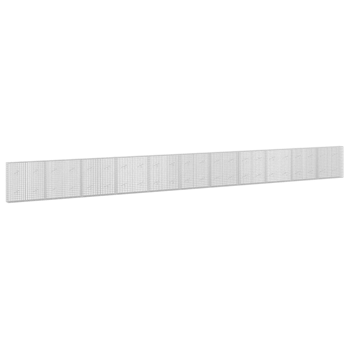 Γκαμπιόν με σύρμα 5 mm και πλέγμα 5x5 cm 1100x20x100 εκ