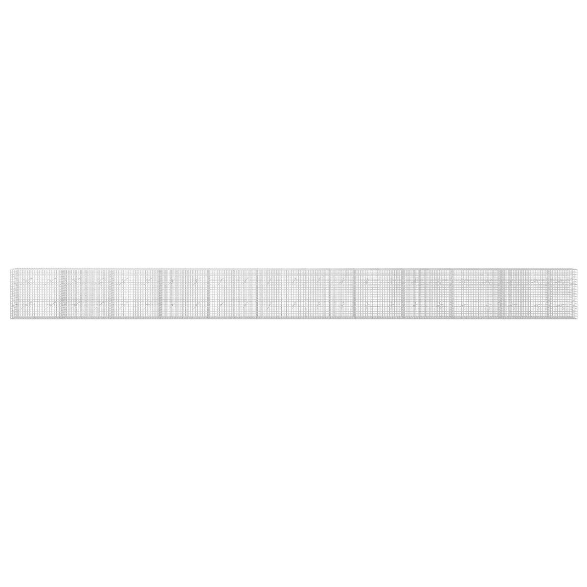 Γκαμπιόν με σύρμα 5 mm και πλέγμα 5x5 cm 1150x20x100 εκ