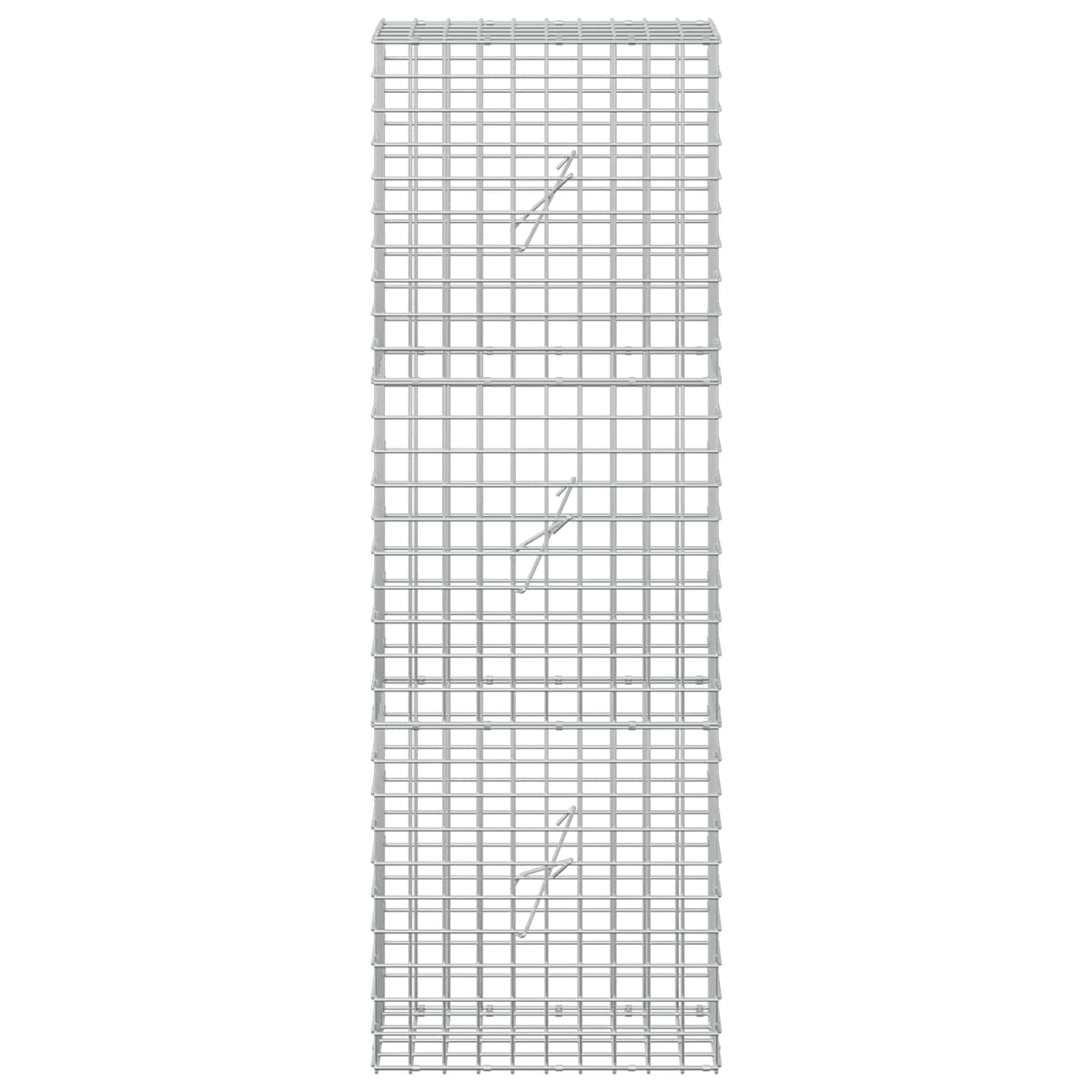 Γκαμπιόν με σύρμα 5 mm και πλέγμα 5x5 cm 50x20x150 εκ. - Pakobazaar