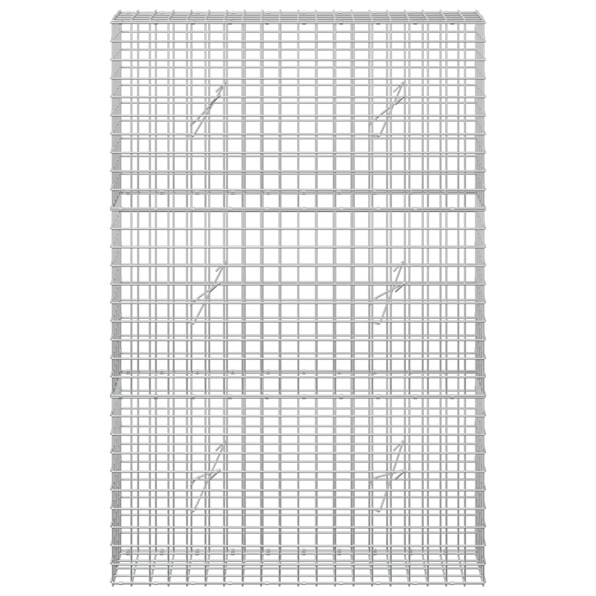 Γκαμπιόν με σύρμα 5 mm και πλέγμα 5x5 cm 100x20x150 εκ