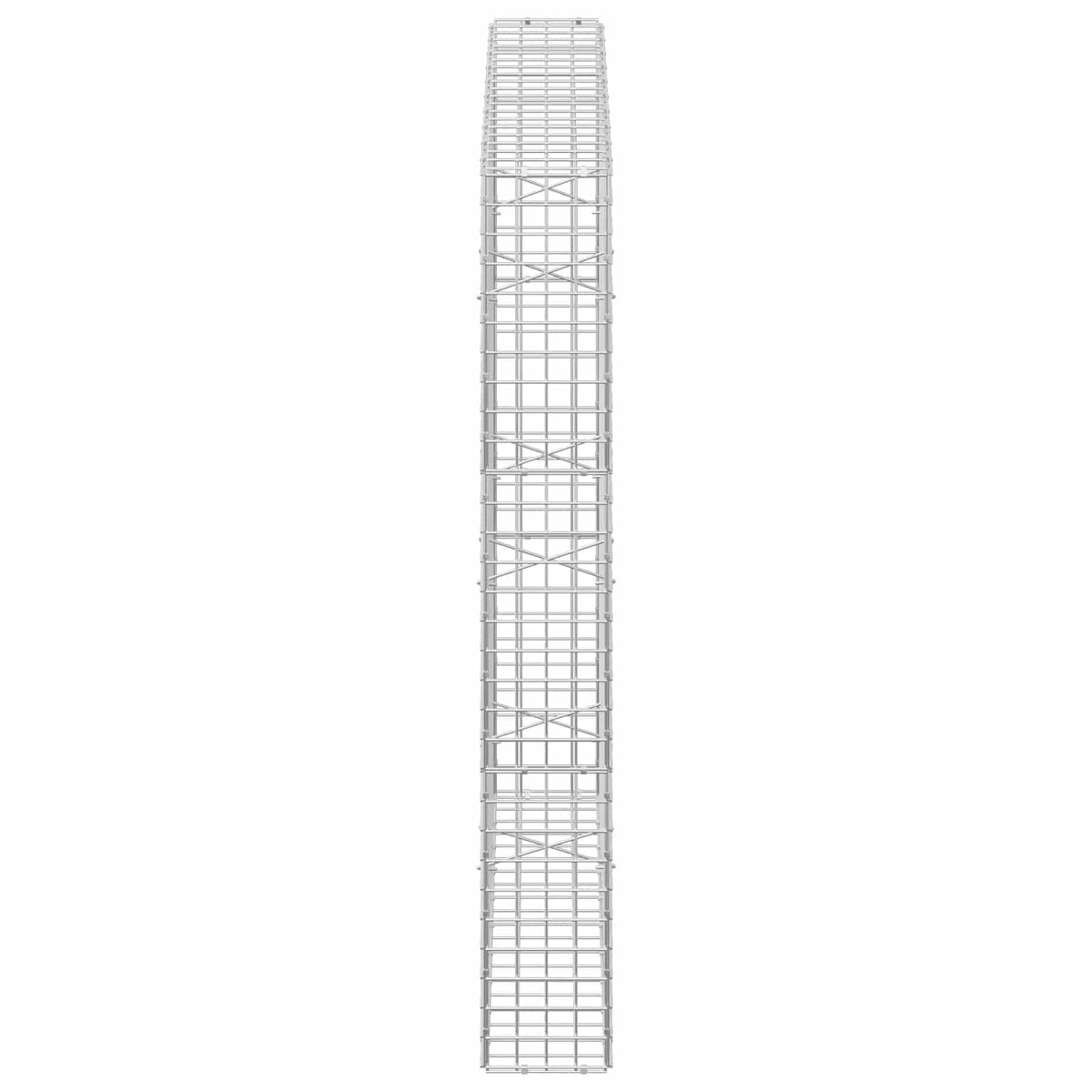 Γκαμπιόν με σύρμα 5 mm και πλέγμα 5x5 cm 100x20x150 εκ
