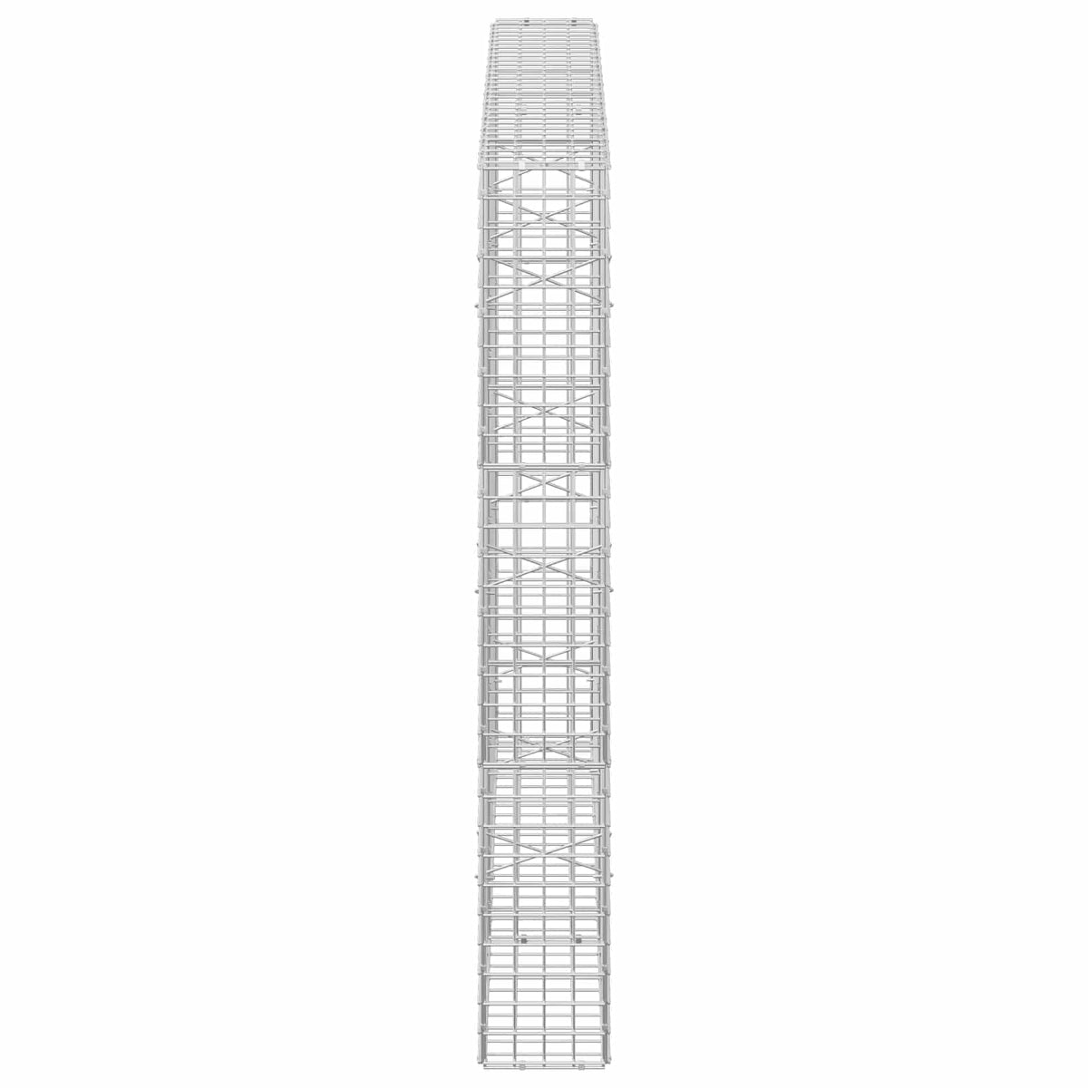 Γκαμπιόν με σύρμα 5 mm και πλέγμα 5x5 cm 150x20x150 εκ