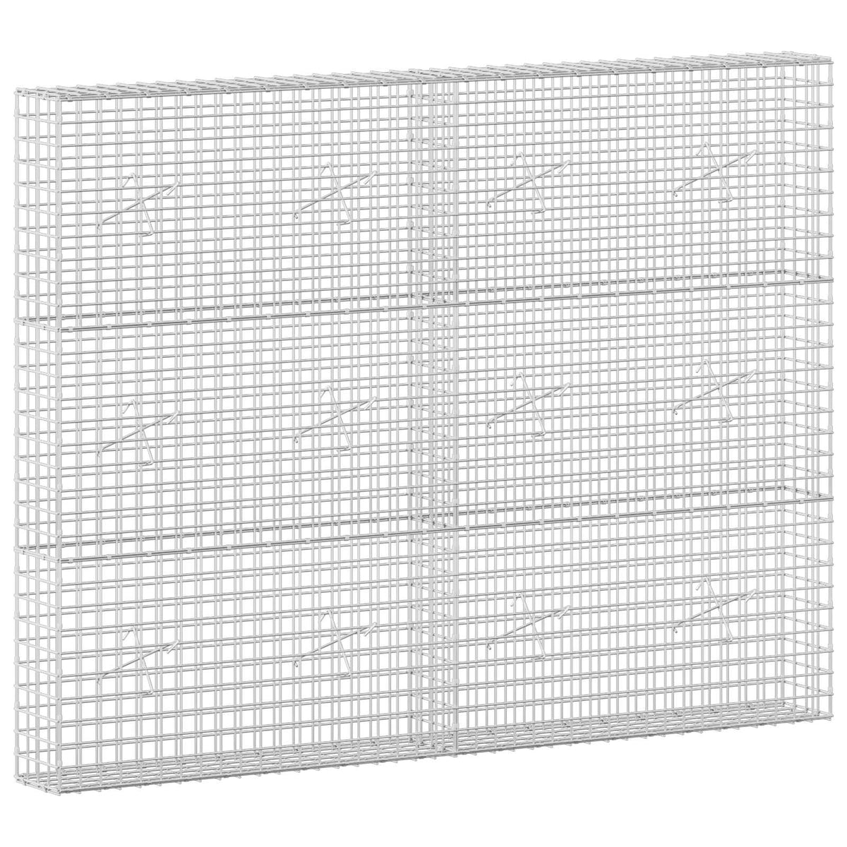 Γκαμπιόν με σύρμα 5 mm και πλέγμα 5x5 cm 200x20x150 εκ