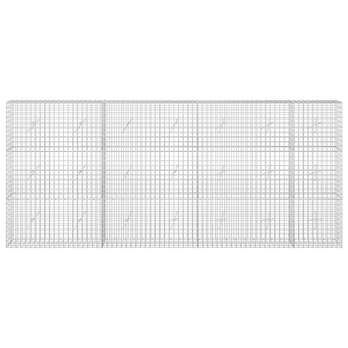 Γκαμπιόν με σύρμα 5 mm και πλέγμα 5x5 cm 350x20x150 εκ
